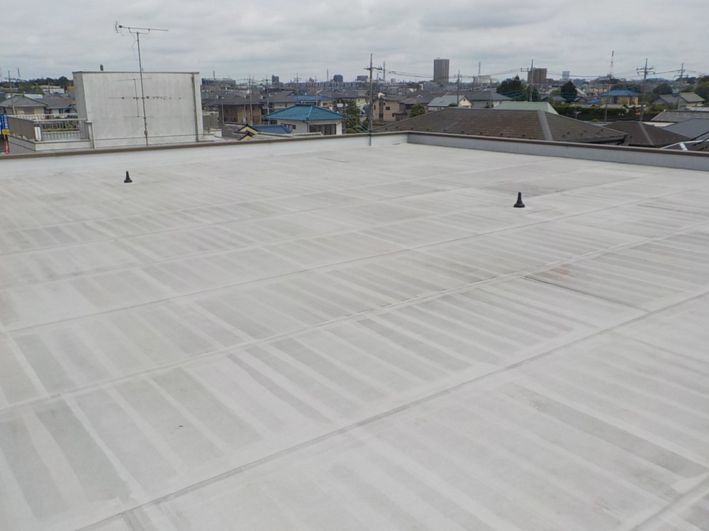 集合住宅屋上防水工事　施工前
